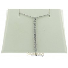 Salvini collana pendente in oro bianco e diamanti ct.0,65 Ref. 20009115